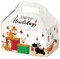 Pack/6: Happy Howlidays Party Favor Gable Box - 6 x 3-3/4 x 3-1/2"